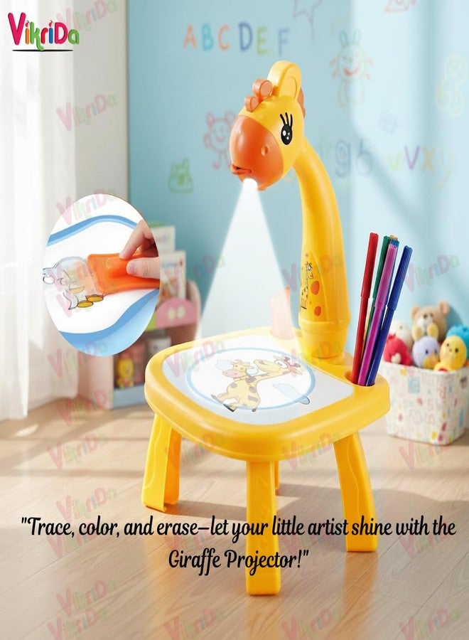 فيكريدا لوحة رسم بلاستيكية من فيكريدا للأطفال، جهاز عرض تعليمي مع موسيقى، جهاز عرض فني LED للأطفال - Image 3